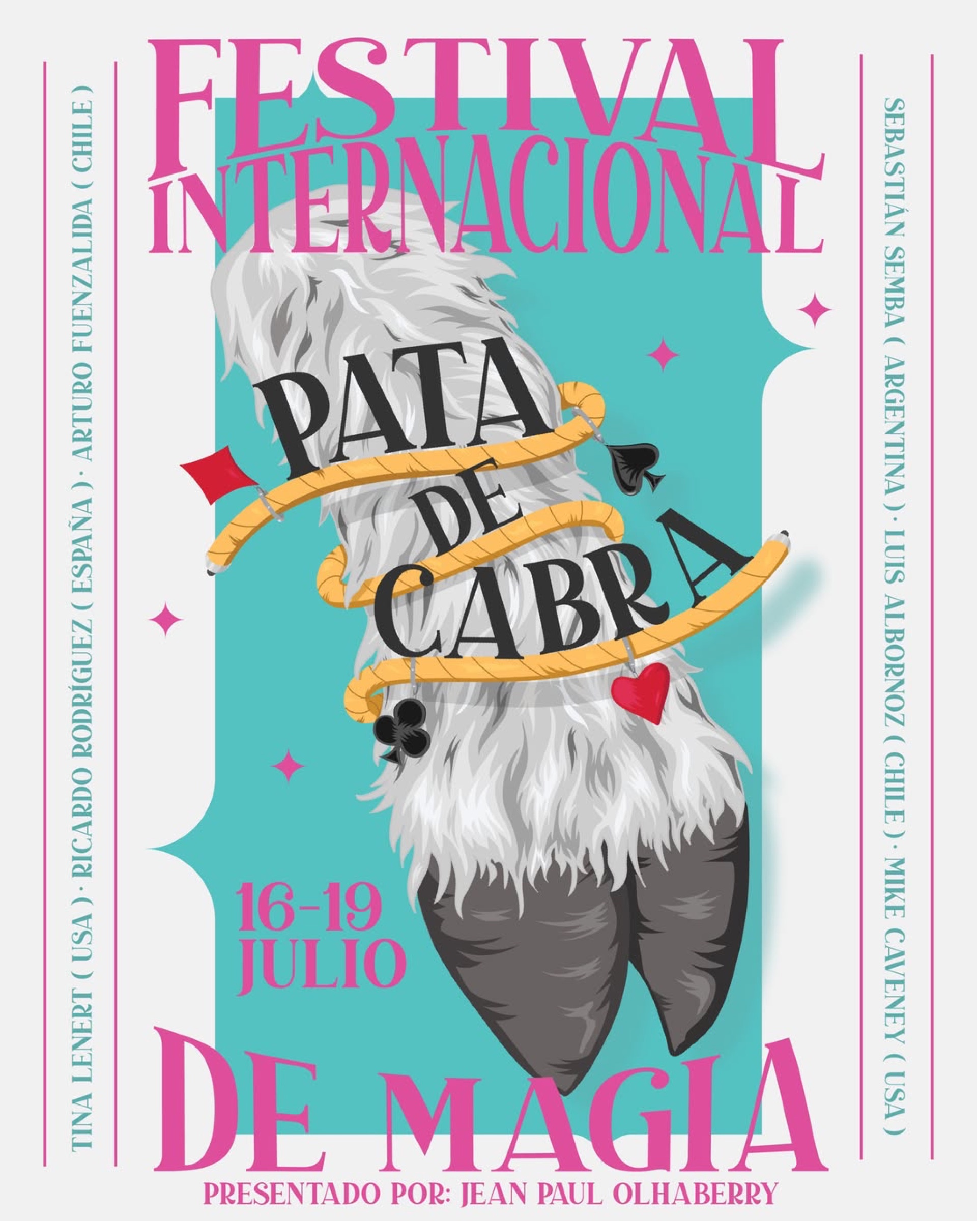 Afiche del Festival Internacional de Magia Pata de Cabra