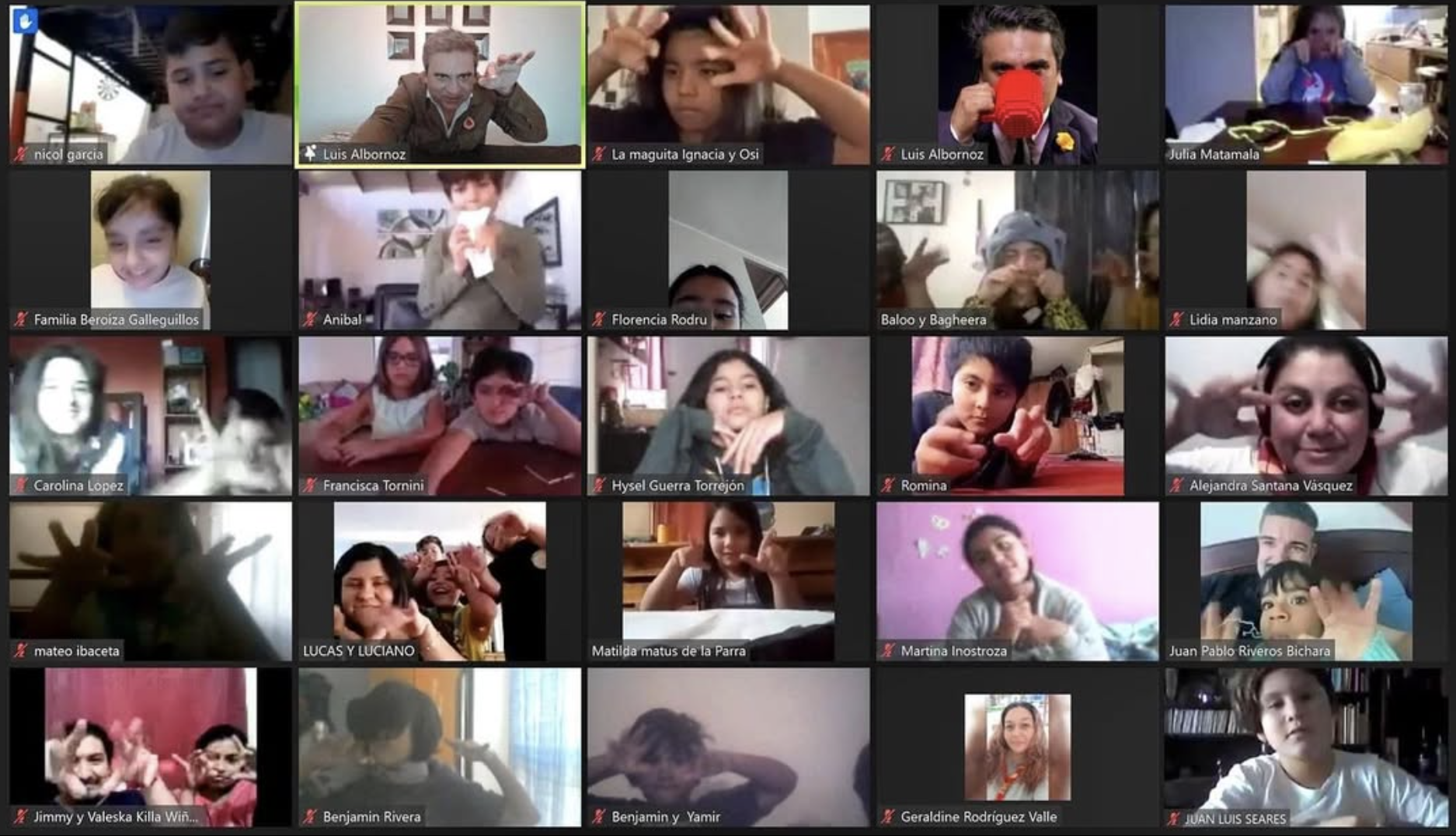 Magic online meeting with Megalquilo scouts