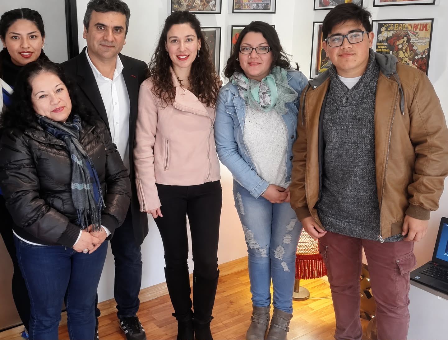 Participants of Sercotec with student fellows