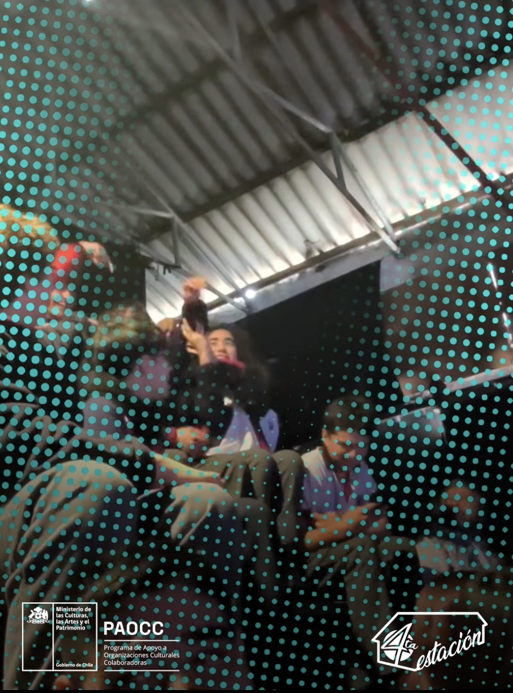 Graphic record of a Un mago en el desierto school function at Coquimbo