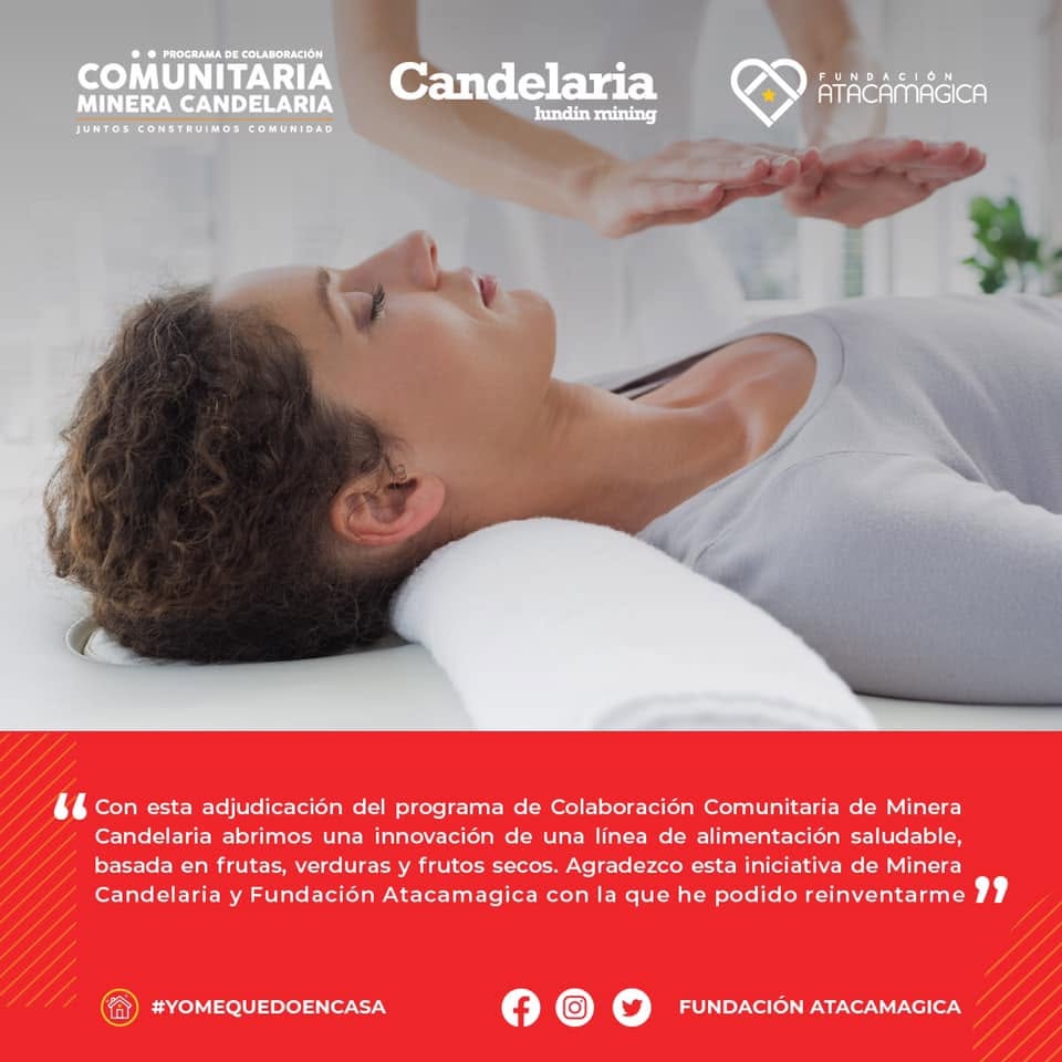 Graphic about Lucía Alvarez's enterprise supported by Programa de Colaboración Comunitaria
