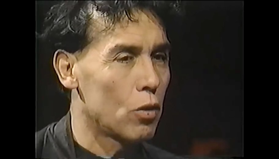 A man's close-up at an audiovisual register