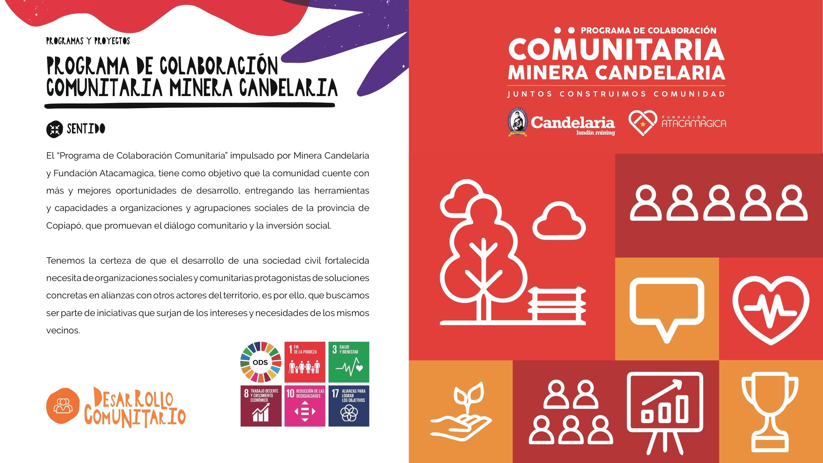 Image from Programa de Colaboración Comunitaria Minera Candelaria included in institutional dossier