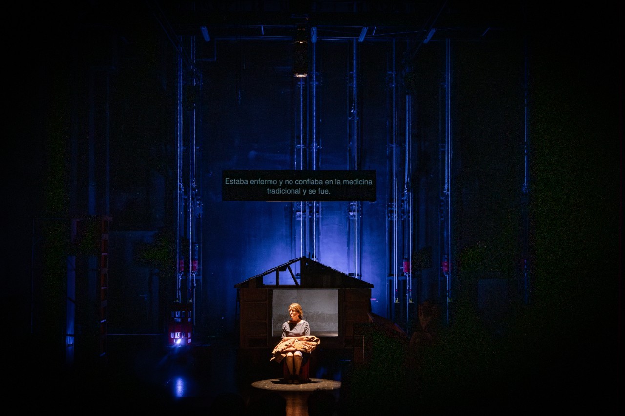 Escena de Rescate en un escenario oscuro